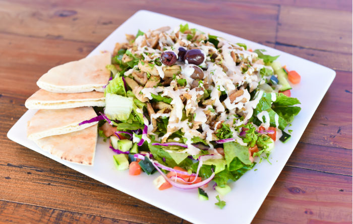 Order Chicken Shwarama Salad food online from Baghdad Gyro store, Beaverton on bringmethat.com