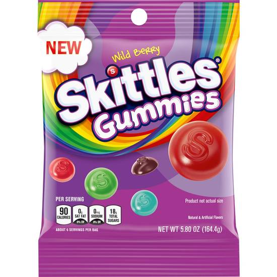 Order SKITTLES Wild Berry Gummy Candy, 5.8 OZ Bag food online from Cvs store, FALLS CHURCH on bringmethat.com