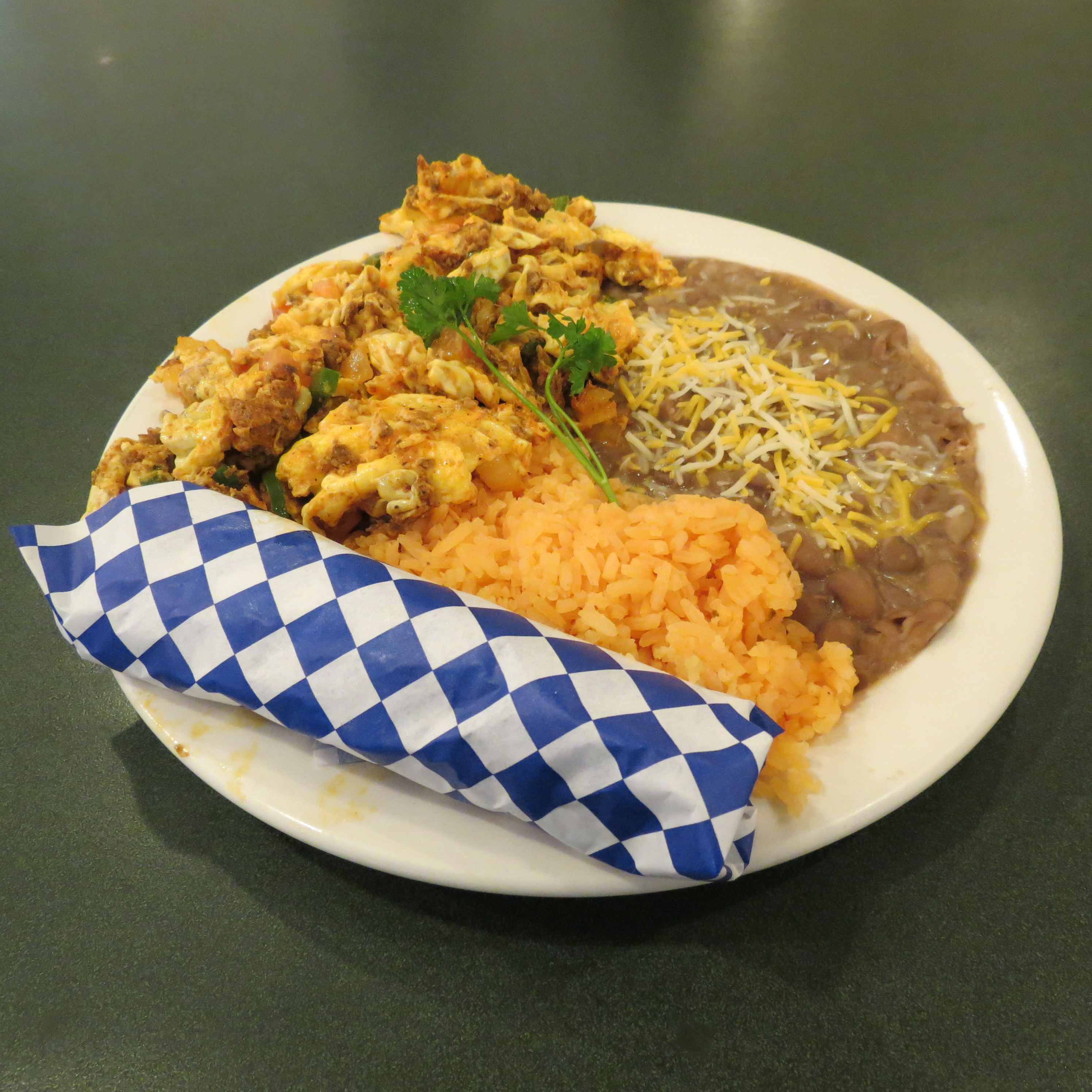 Order Huevos Rancheros food online from Grand Day Cafe store, Columbus on bringmethat.com
