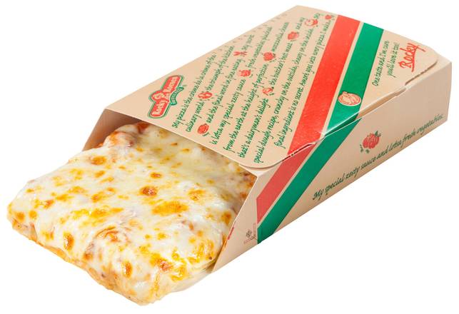 Order Cheese Regular Slice food online from Rocky Rococo store, Greendale on bringmethat.com