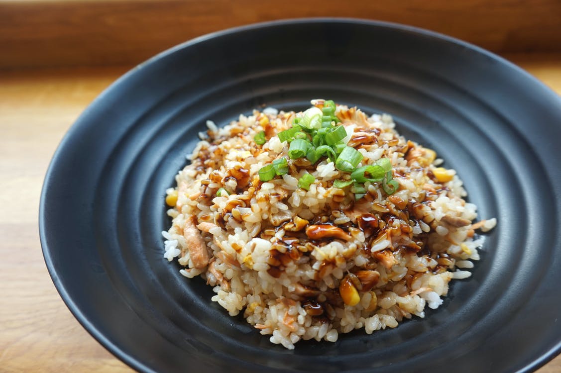 Order Pork Fried Rice food online from New Peter Kitchen store, Flushing on bringmethat.com