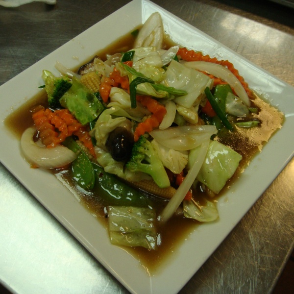 Order 49. Sauteed Mixed Vegetables food online from My Thai Place Restaurant store, Brambleton on bringmethat.com