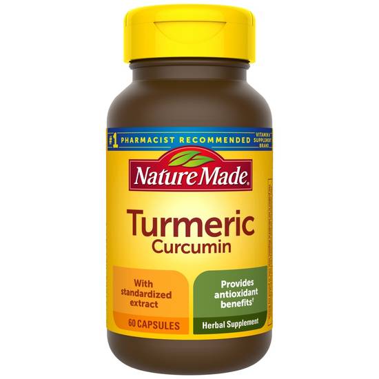 Order Nature Made Turmeric Curcumin 500 mg (60 ct) food online from Rite Aid store, Palm Desert on bringmethat.com