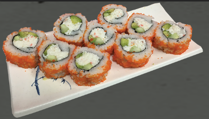 Order Orange Roll(Whole 9pc) food online from Sushi Kyo store, Salem on bringmethat.com