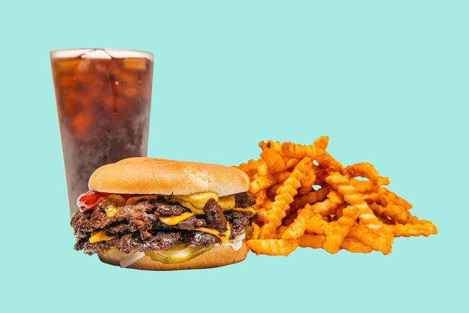 Order Beast Style Burger Combo food online from Mrbeast Burger store, Pell City on bringmethat.com