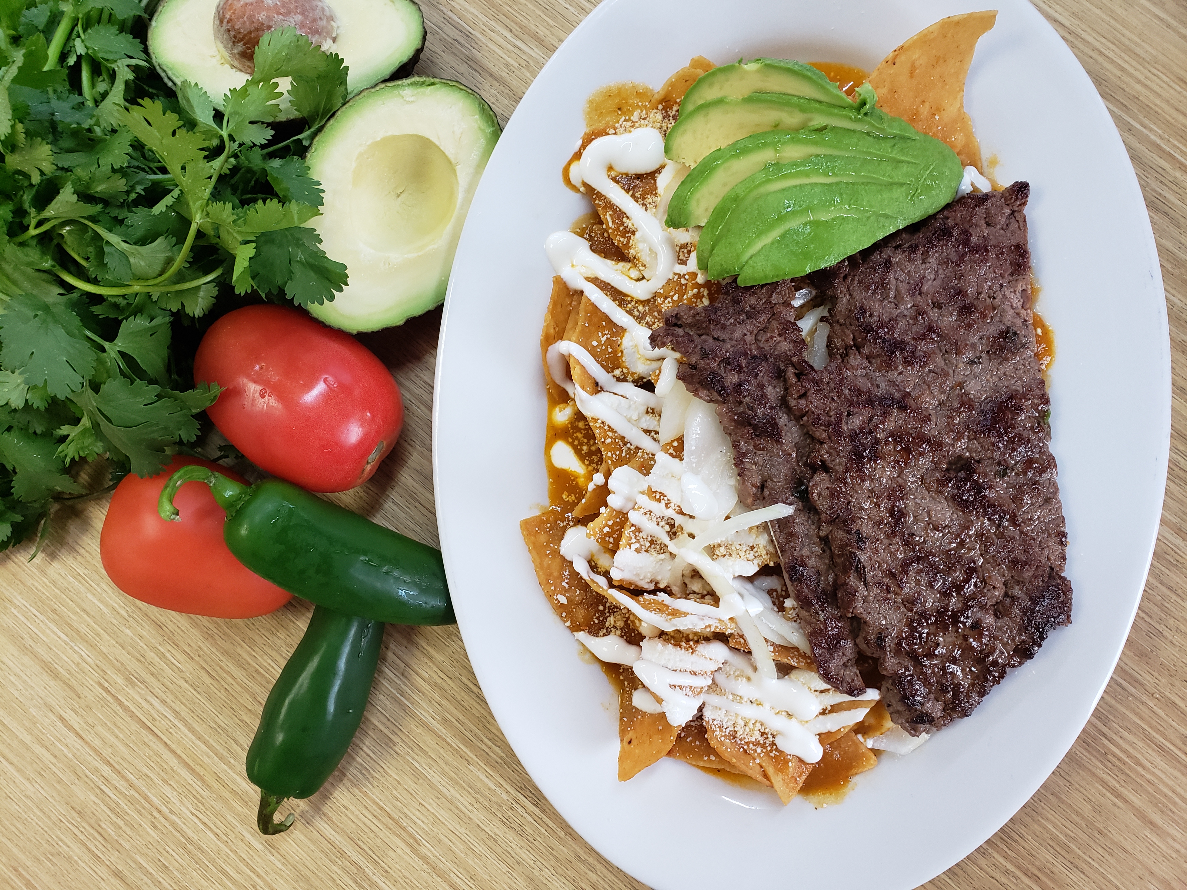 Order Came Asada Chilaquiles food online from Don Chile Mexican Grill-Southern Blvd store, Bronx on bringmethat.com