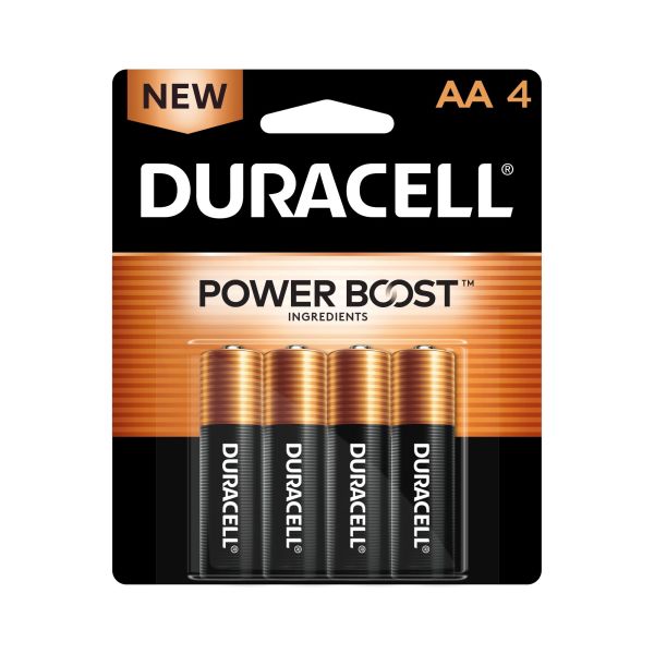 Order Duracell Coppertop Alkaline Battery - AA, 4 pk food online from Bartell store, Edmonds on bringmethat.com