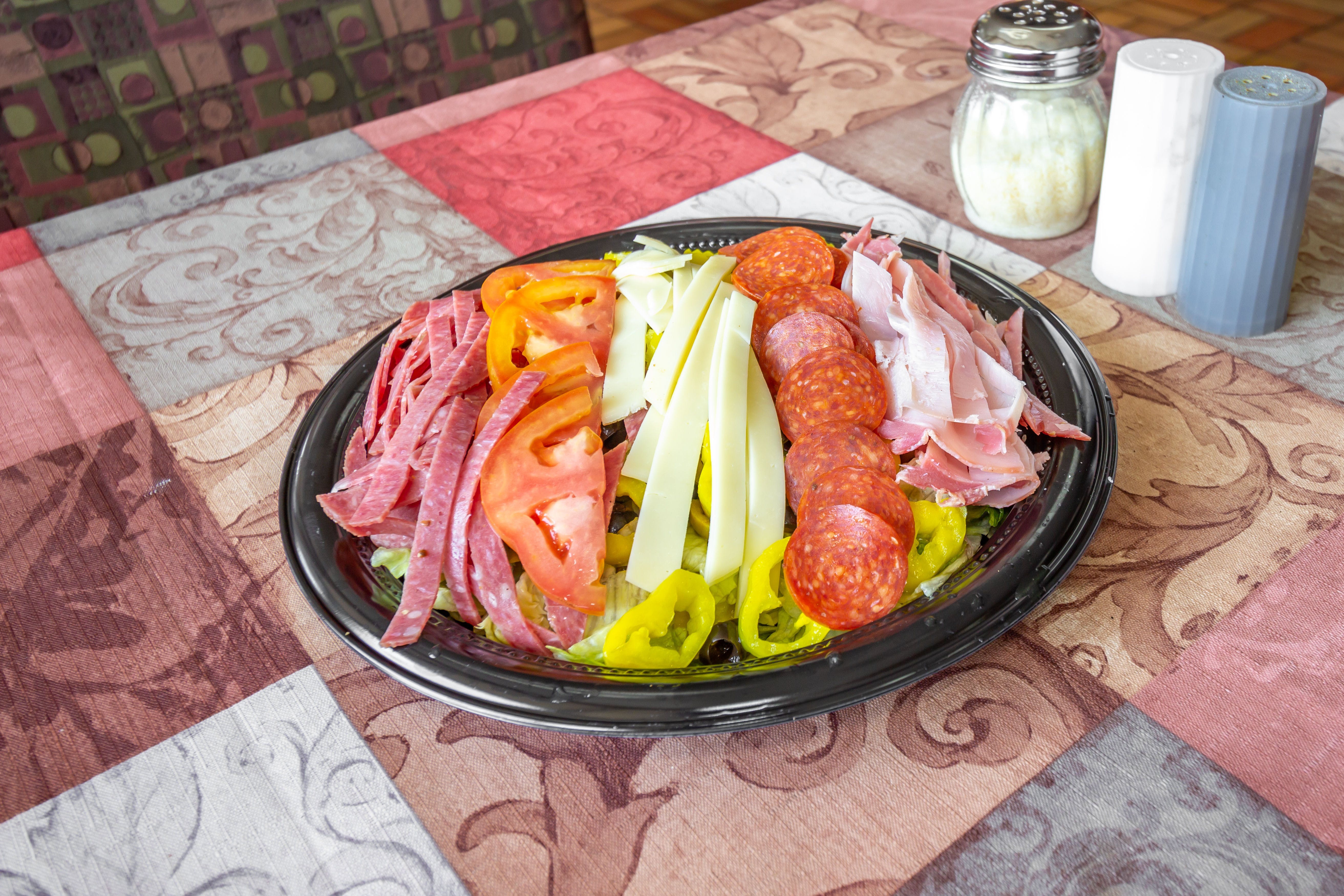 Order Antipasto Salad - Small food online from Chick-N-Pizza Works store, Buffalo on bringmethat.com
