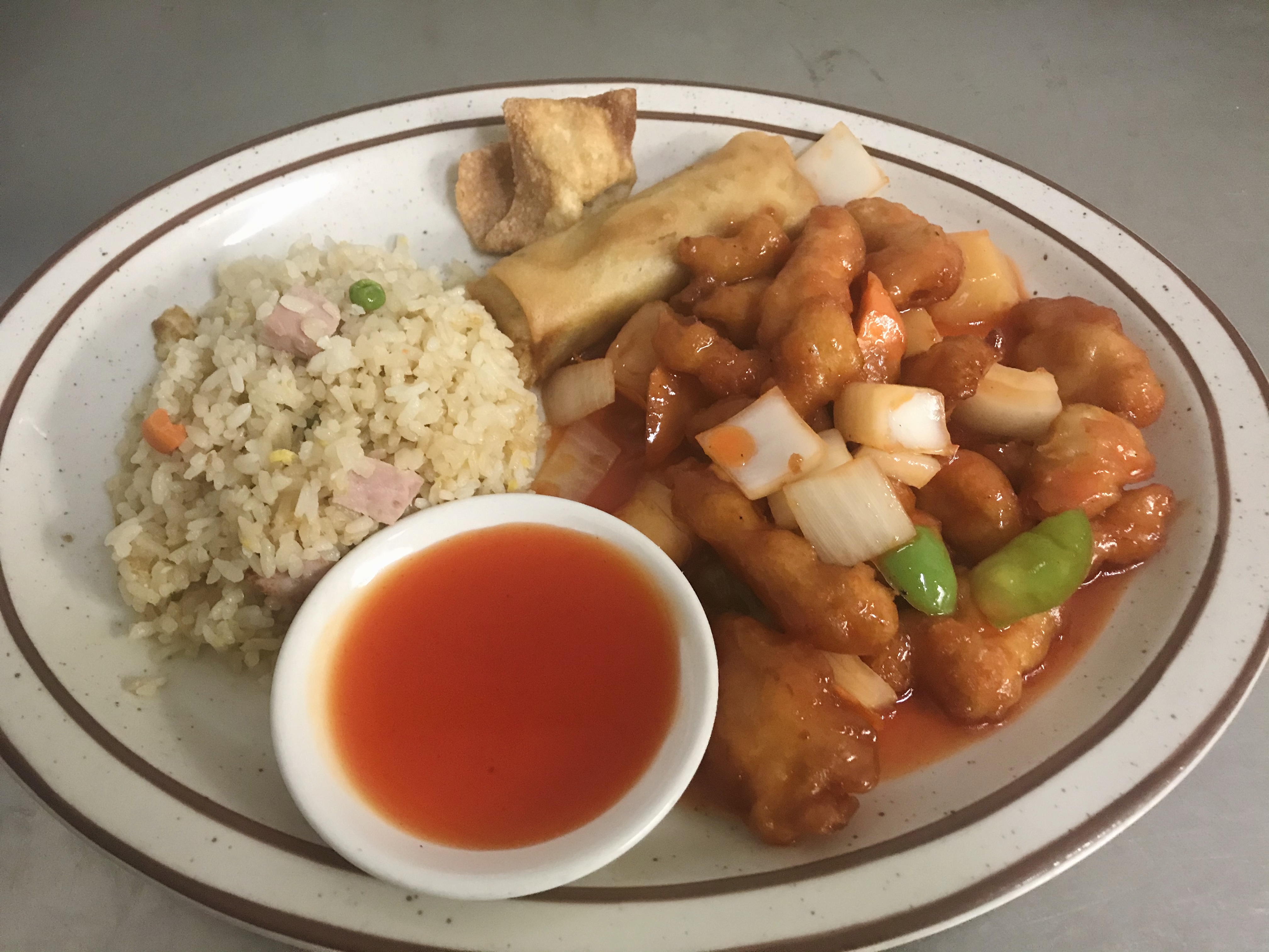 Order Sweet and Sour Chicken Lunch food online from Fortune Cuisine store, Sandy on bringmethat.com