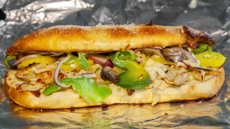 Order Chicken Philly Sandwich food online from Cousin Vinny's Pizza store, Dayton on bringmethat.com