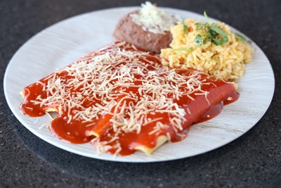 Order 3 Enchilada Dinner food online from Tumbleweed Southwest Grill store, Wooster on bringmethat.com