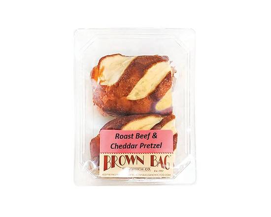 Order Roast Beef and Cheddar Horseradish on Pretzel food online from Rocket store, City Of Industry on bringmethat.com