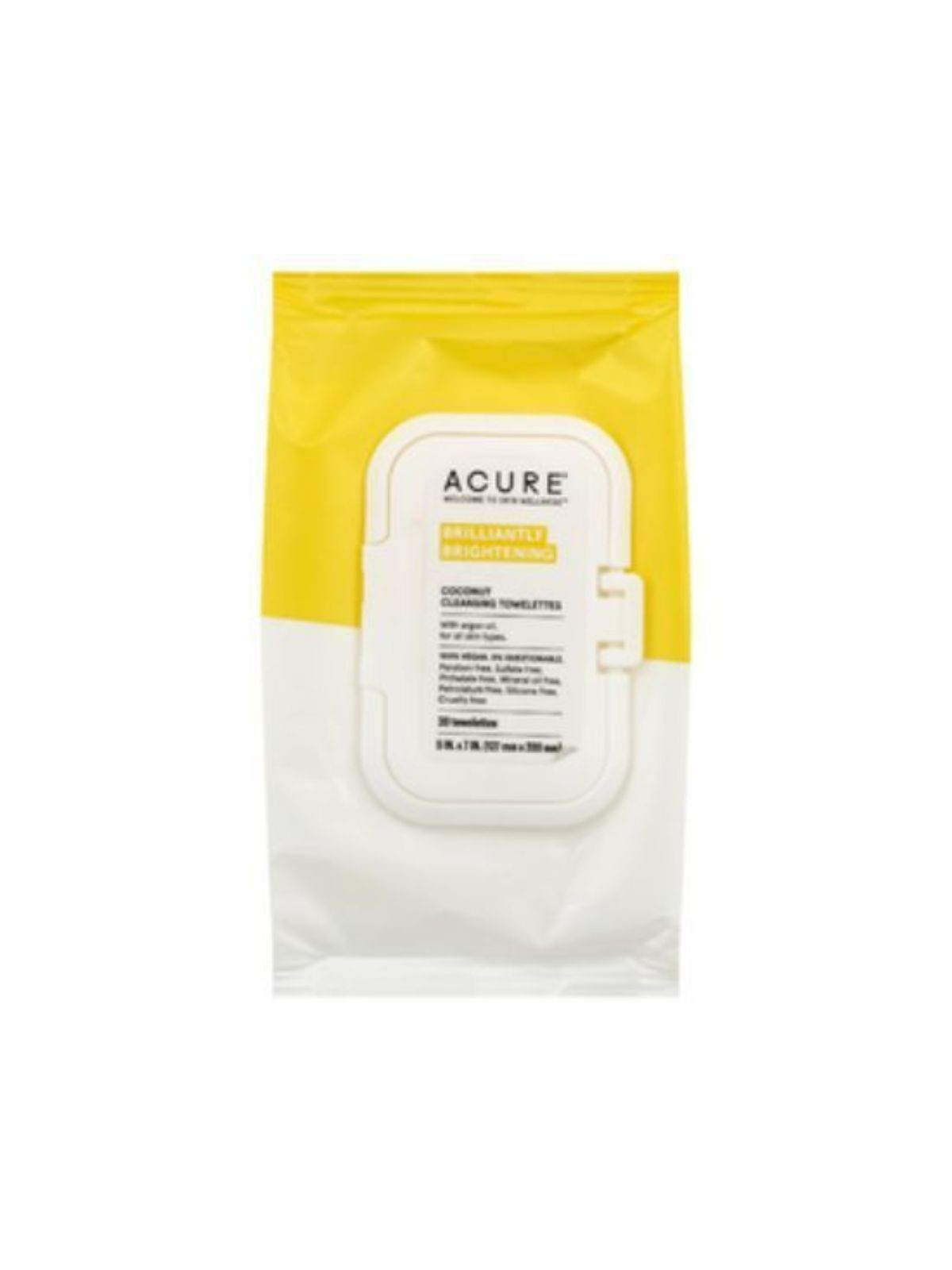 Order Acure Coconut Makeup Remover Wipes (30 count) food online from Stock-Up Mart store, Minneapolis on bringmethat.com