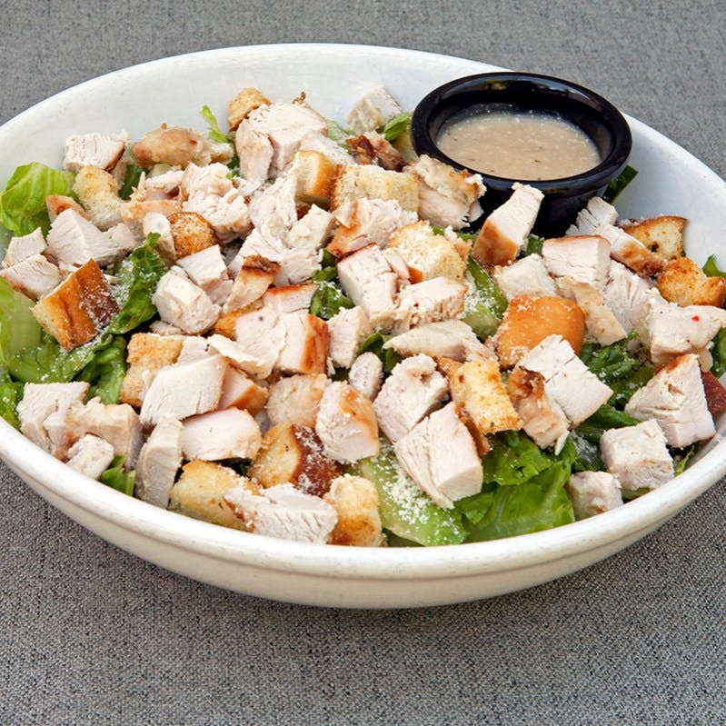 Order Grilled Chicken Caesar Salad - Small food online from Palermo Pizza Express store, Skippack on bringmethat.com