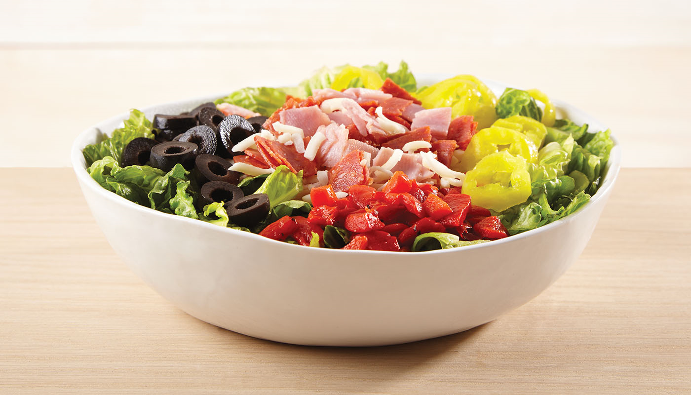 Order Italian Chef Salad w Pepperoni (358cal) food online from Quickchek store, New Windsor on bringmethat.com