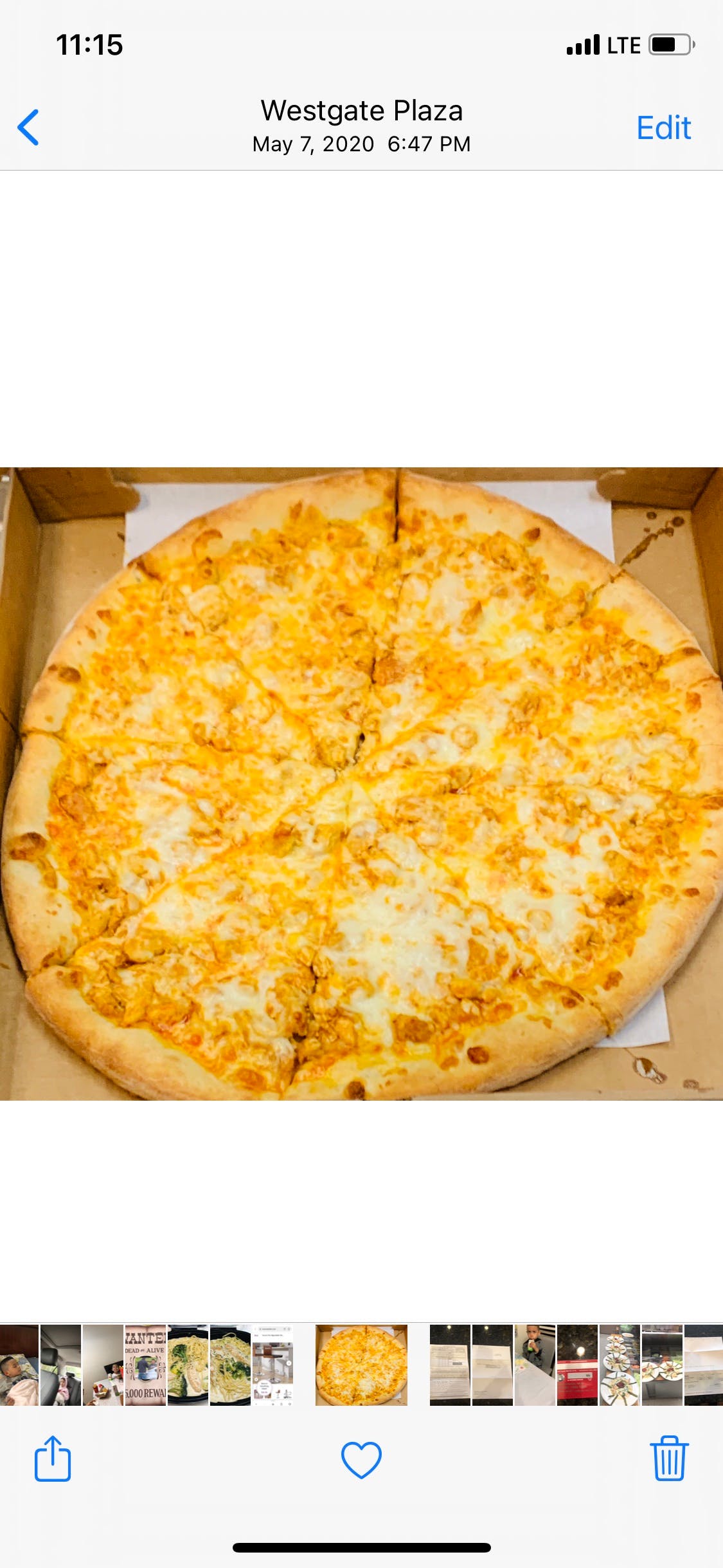 Order Buffalo Chicken Pizza - Medium 14'' food online from Vip Pizza & Pasta store, Malvern on bringmethat.com