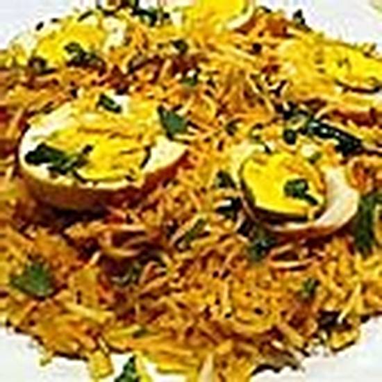 Order Vijayawada Egg Biryani food online from Gumagumalu store, Fremont on bringmethat.com