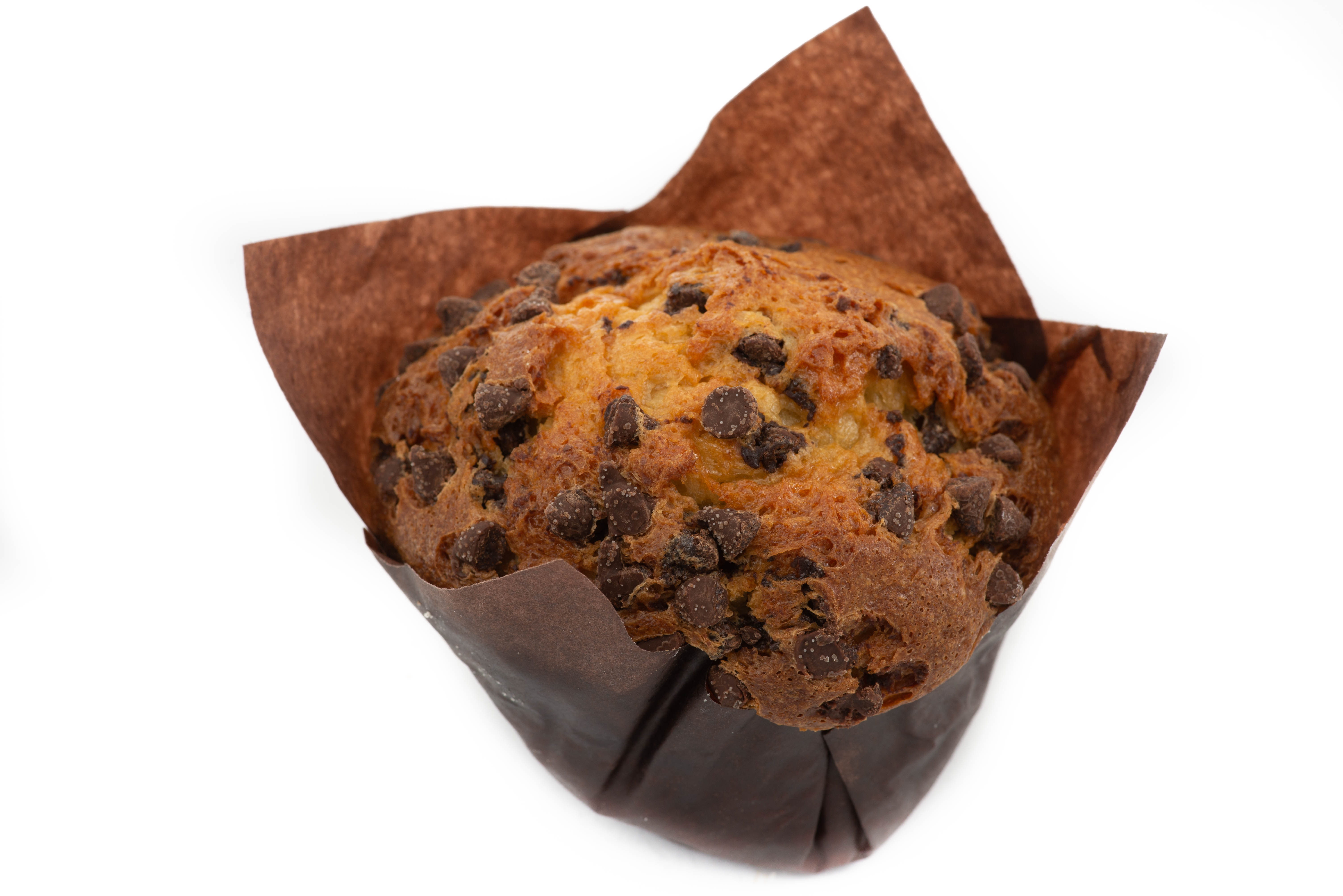 Order Chocolate Chip Muffin food online from Merengue Bakery & Cafe store, Monrovia on bringmethat.com
