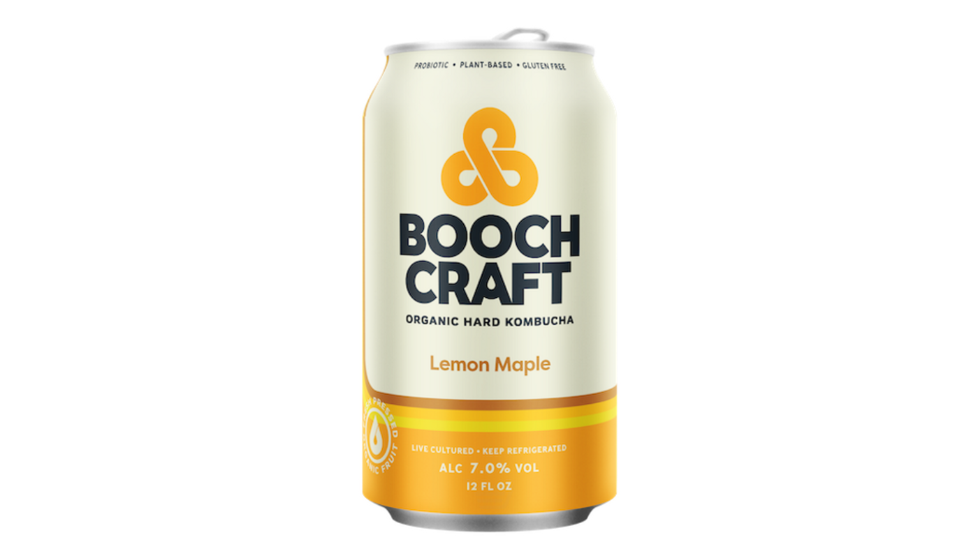 Order Boochcraft Lemon Maple Thyme Organic Hard Kombucha 6x 12oz Cans food online from Orcutt Liquor & Deli store, Orcutt on bringmethat.com