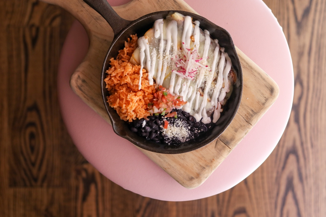 Order Enchilada Suizas food online from Toro Loco store, New York on bringmethat.com