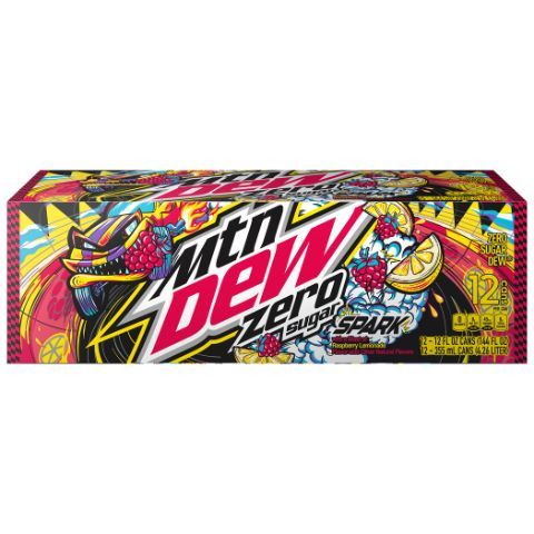 Order MTN DEW Spark Zero 12 Pack 12oz Can food online from 7-Eleven store, Austin on bringmethat.com