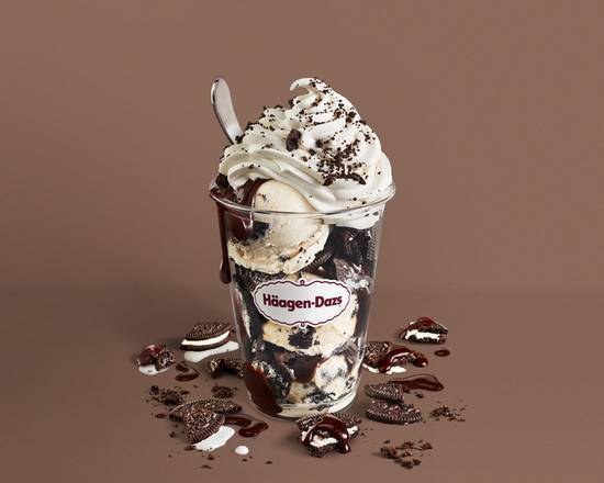 Order Cookies and Cream Dazzler Sundae food online from Haagen Dazs Shop store, Cherry HIll on bringmethat.com