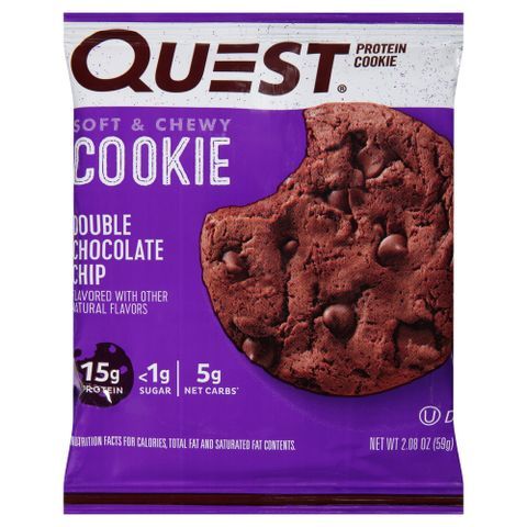 Order Quest Protien Cookie Double Chocolate Chip 2.08oz food online from Aplus store, Philadelphia on bringmethat.com