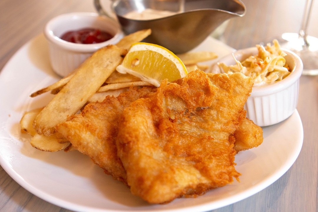 Order Fish & Chips food online from Litchfield Saltwater Grille store, Litchfield on bringmethat.com