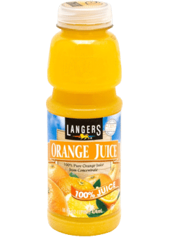 Order Langers Orange Juice -16oz food online from La Flor De Yucatan store, Los Angeles on bringmethat.com