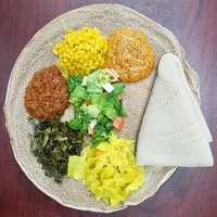 Order Special Veggie 6 Item Combo food online from Habesha Market and Carry-Out store, Washington on bringmethat.com