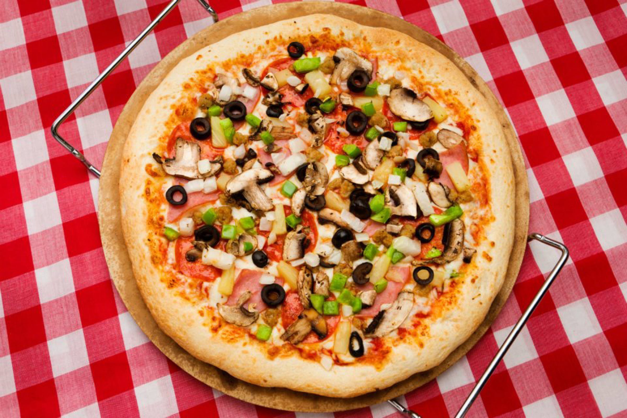 Order Build Your Own Pizza - Small 10'' food online from Tenney's Pizza store, Saratoga Springs on bringmethat.com