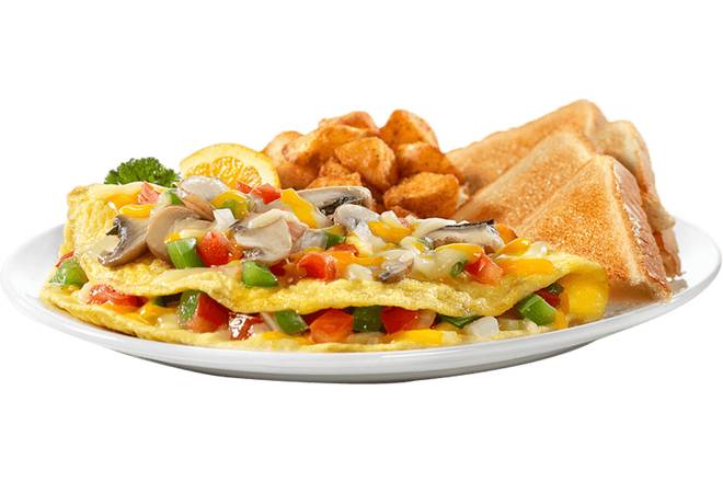 Order Garden Vegetable Omelette food online from Friendly store, Queensbury on bringmethat.com