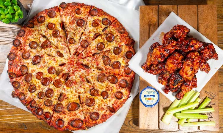 Order Whole Pie / 20 Wings food online from Baddpizza store, Falls Church on bringmethat.com