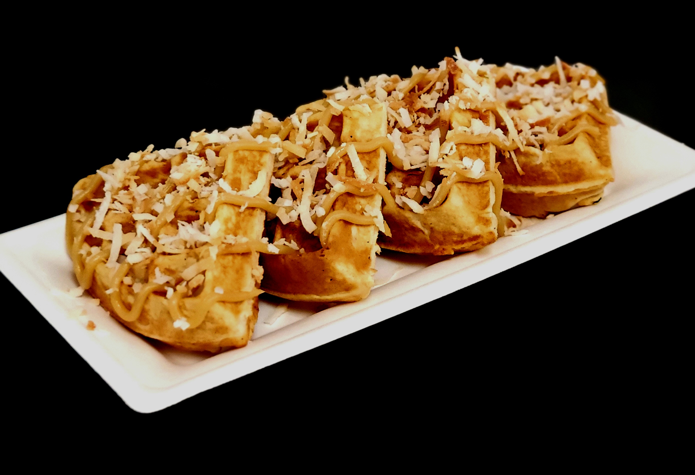 Order 4 the Love of Pina Colada Sweet Waffles food online from 4 The Love Of Sweets store, Frederick on bringmethat.com