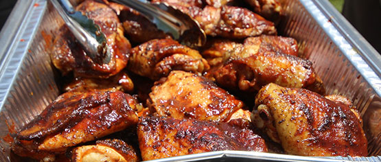 Order Barbecue chicken dinner food online from Don Murray's Barbecue 2 Go store, Raleigh on bringmethat.com