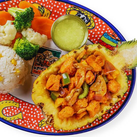 Order Salmon Pineapple Delight (New) food online from La Fortaleza store, Clifton on bringmethat.com