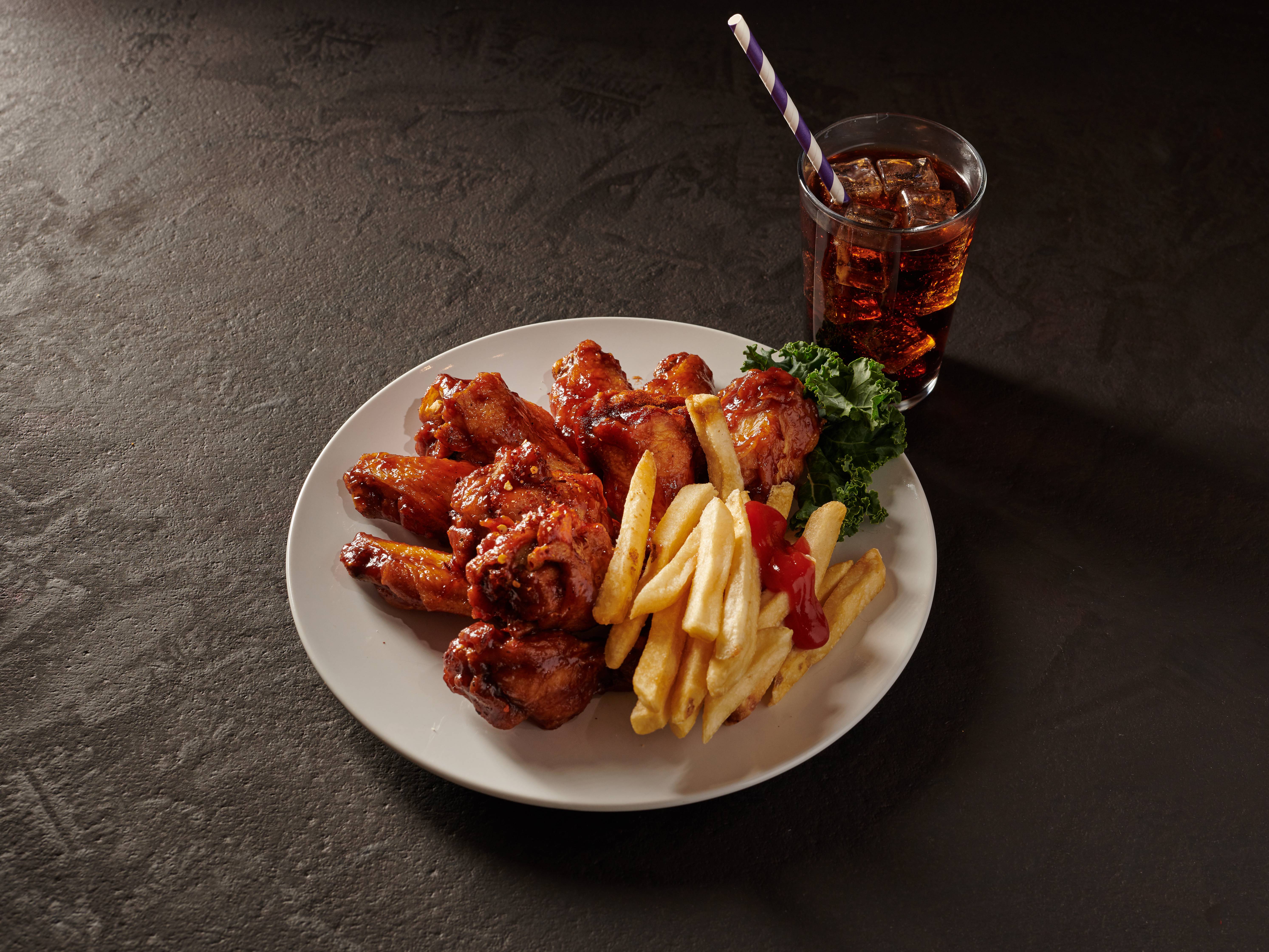 Order 10 Piece Wings Combo food online from America's Best Wings store, Washington on bringmethat.com