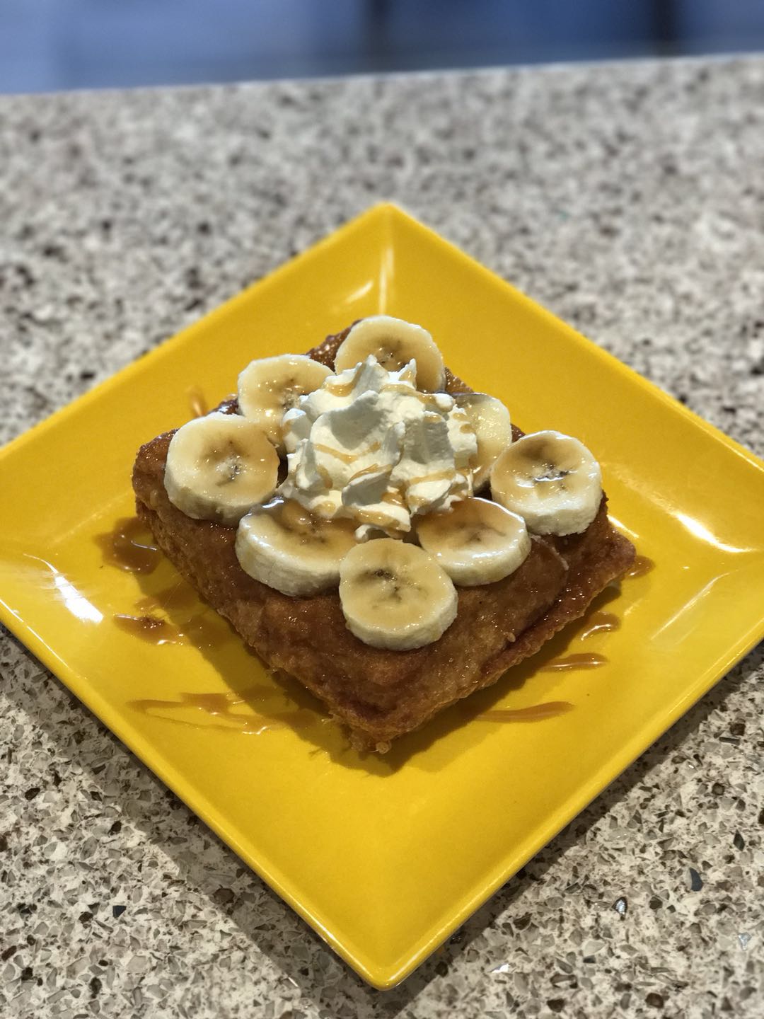 Order French Toast with Nutella and Banana food online from Honey Honey Cafe store, Malden on bringmethat.com