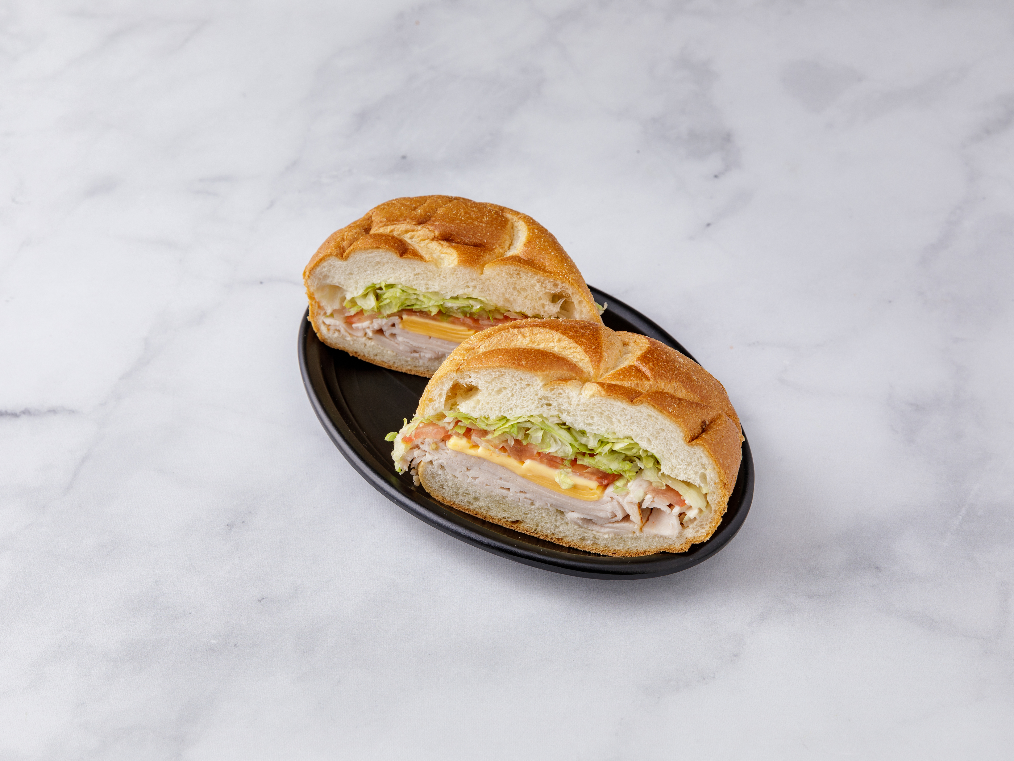 Order C1. Turkey Breast Roll Sandwich food online from Cafe O store, New York on bringmethat.com