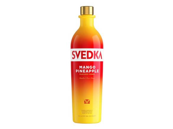 Order SVEDKA Mango Pineapple Flavored Vodka - 1L Bottle food online from Josh Wines & Liquors Inc store, New York on bringmethat.com