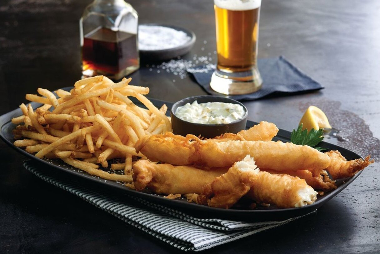 Order Beer-Battered Fish ＆ Chips food online from Champps store, Lansing on bringmethat.com