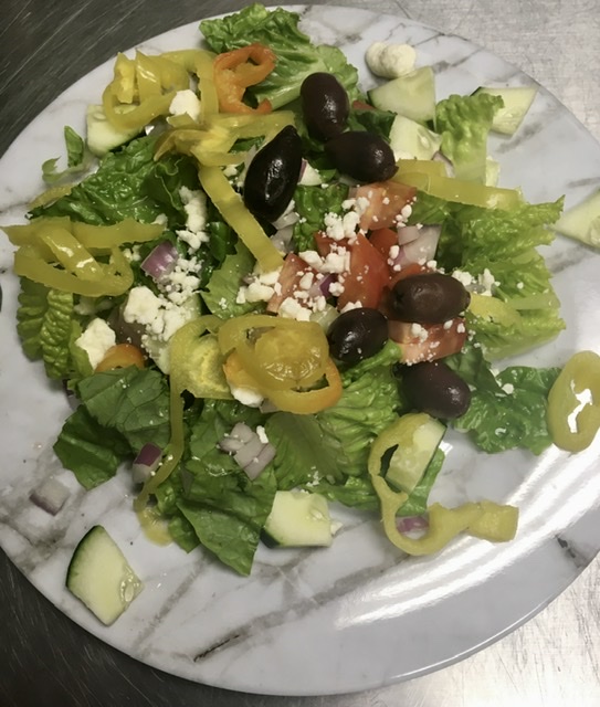 Order Greek Salad food online from Doughnuts & Draughts store, Worcester on bringmethat.com