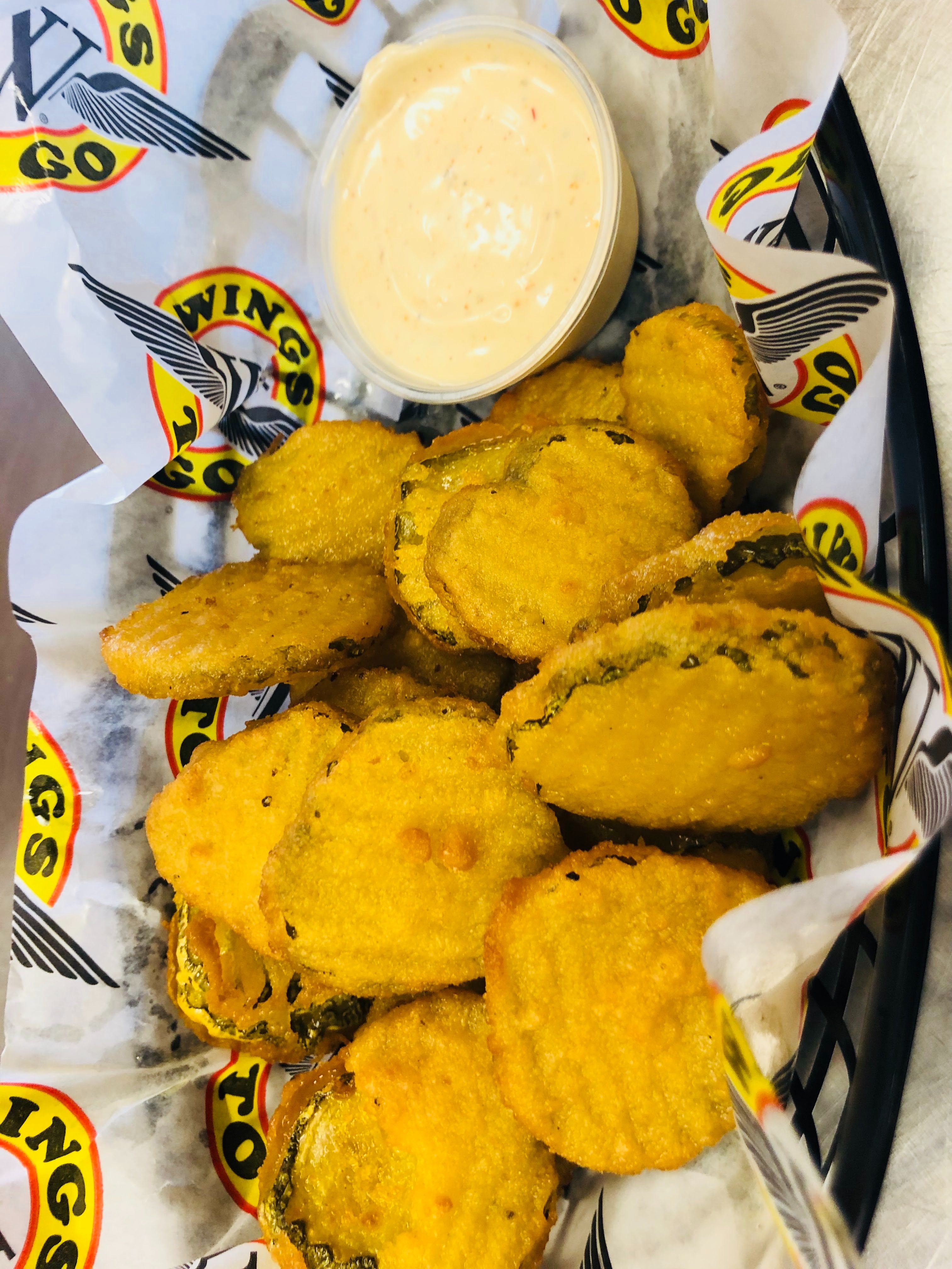 Order Fried Pickles food online from Wings To Go store, Feasterville on bringmethat.com