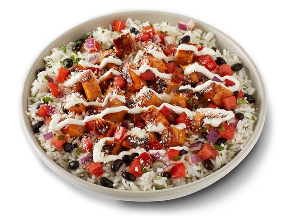Order Cholula® Hot & Sweet Chicken Bowl food online from Qdoba Mexican Eats store, MERRILLVILLE on bringmethat.com