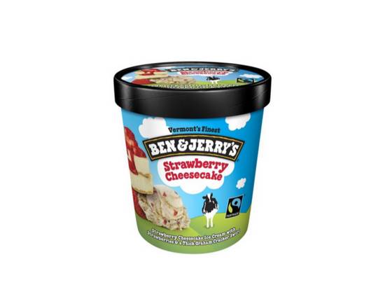Order Ben & Jerry's Strawberry Cheesecake Pint food online from Tesoro 2go store, Anchorage on bringmethat.com