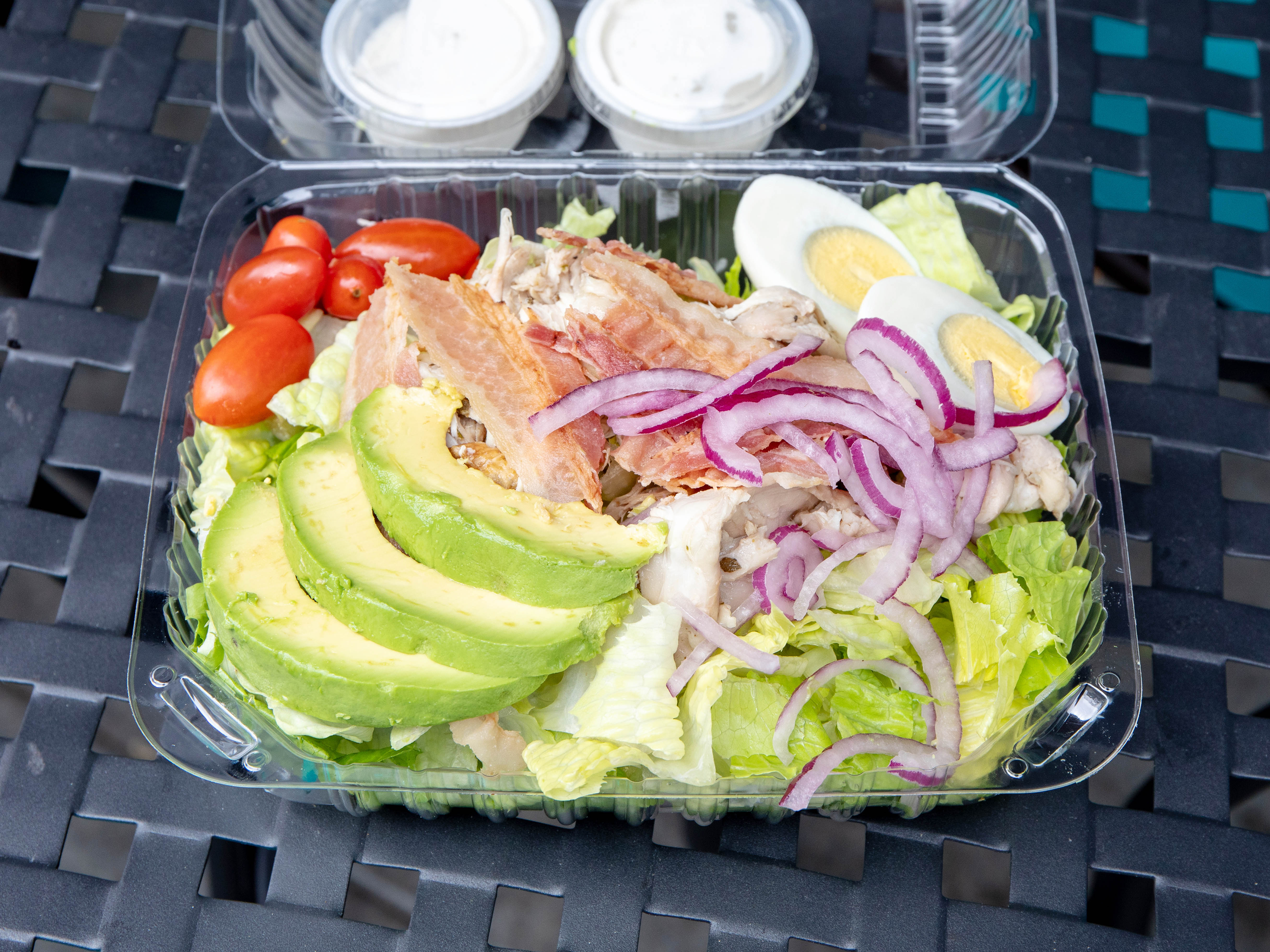 Order Cobb Salad food online from Fastbite's Festival Special  store, San Francisco on bringmethat.com