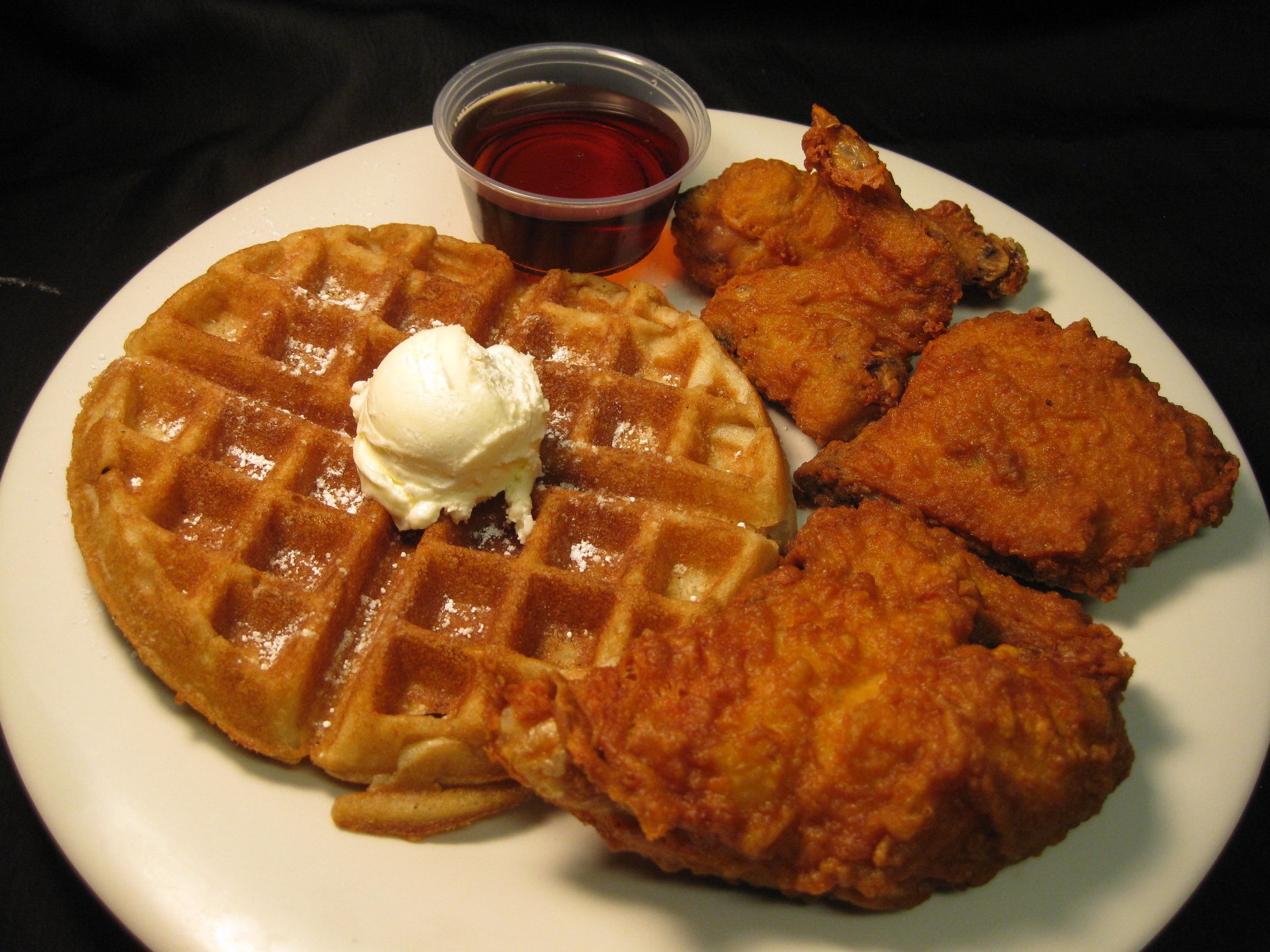 Order Fried Chicken and Waffle food online from Covina Burgers store, Covina on bringmethat.com