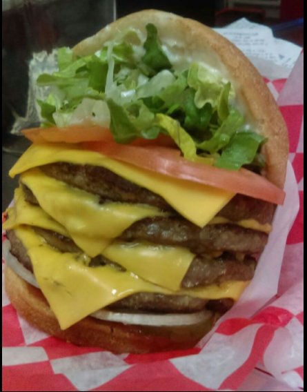 Order The Pounder Burger food online from The Grill Effect store, Lisle on bringmethat.com