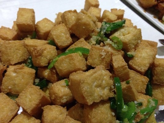 Order 12. Salt and Pepper Tofu food online from Venus Cafe store, Covina on bringmethat.com