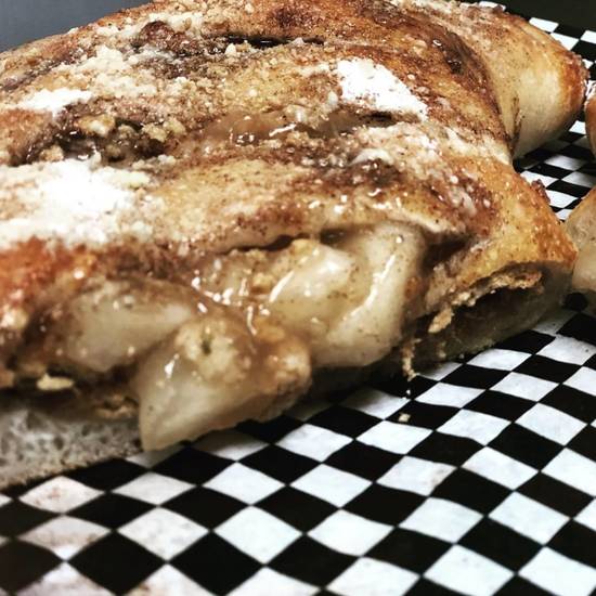 Order Apple Pie Calzone food online from The Pizza Cutters store, Syracuse on bringmethat.com